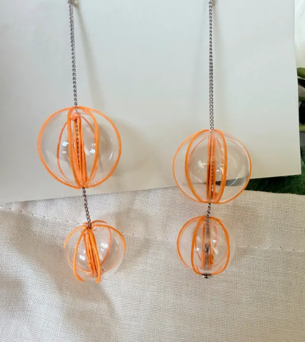 COS Statement Sphere-Beaded Drop Earrings - Image 7