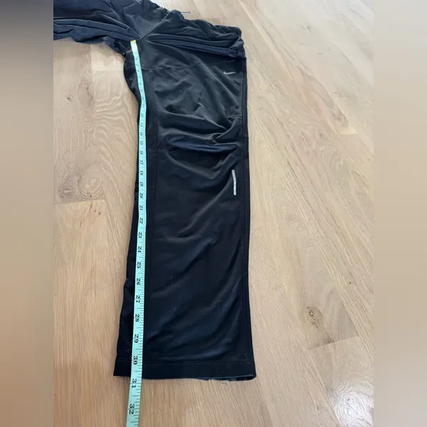 Nike Dri-FIT running pants black size large - Image 7
