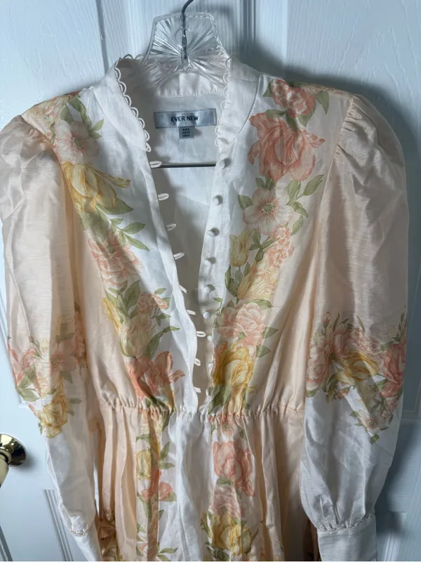 Ever New Shyla Floral Long Sleeve Minidress 2 - Image 3