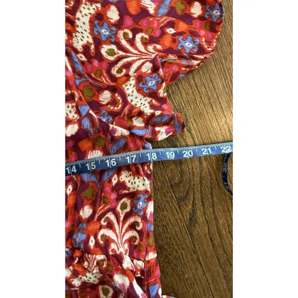 Anthropologie Robin Tiered Fresh Floral Floral Dress Size Small 1790 - Image 10