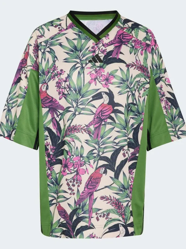 Farm Rio X Adidas Premium T-Shirt XS NWT - Image 8