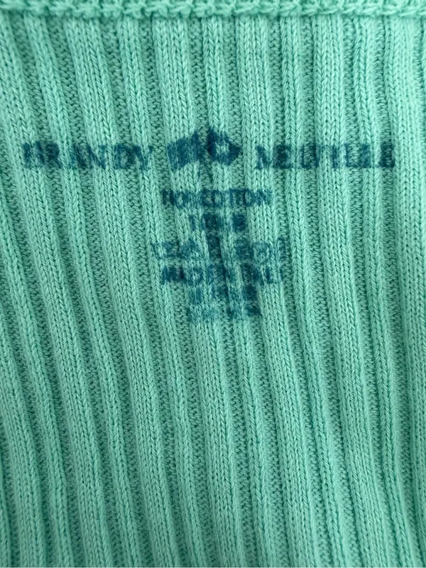 Brandy Melville Beyonca Tank Top Mint Green Ribbed NWT - Image 8