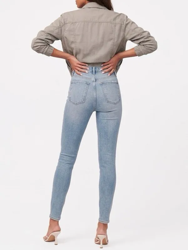 Abercrombie & Fitch Super Skinny Jeans Womens 2/26 Blue Denim Comfort High Rise - Image 2