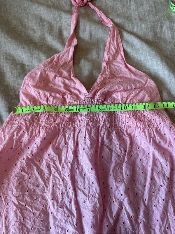 Y2K So Wear It Declare It Baby Pink Halter Top - Image 10