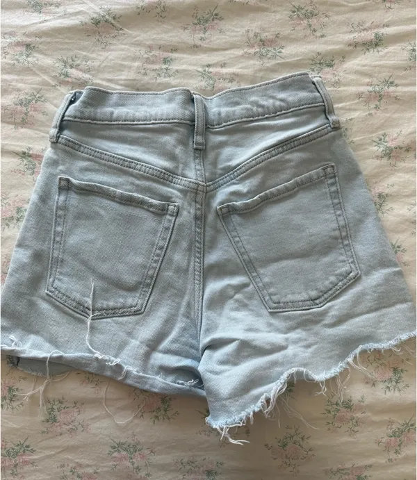Old Navy Jean Shorts Sky-Hi A-Line - Image 2