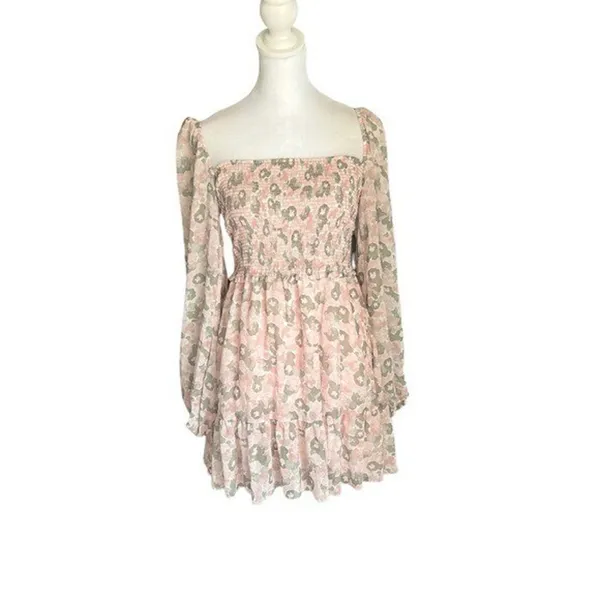 Wilfred x Aritzia -Tempest Smocked Mini Dress Sz M - Image 5