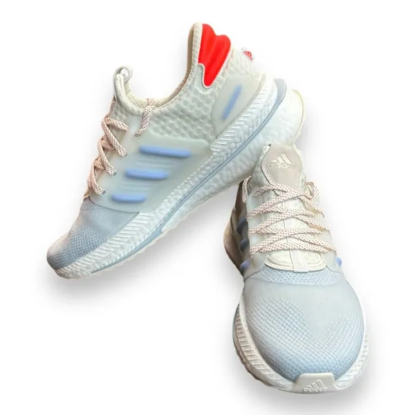 adidas X_Plrboost Beige Halo Blue Women Running‎ Sports Sneakers HP3143 Size 11 - Image 5