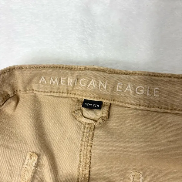 American Eagle Outfitters Tan Cargo Pants‎ size 12 - Image 6