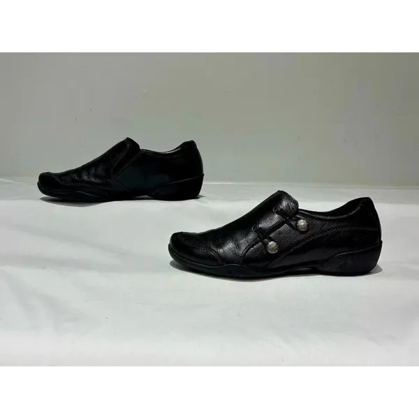 Taos black leather comfort loafers Size 8.5 - Image 4
