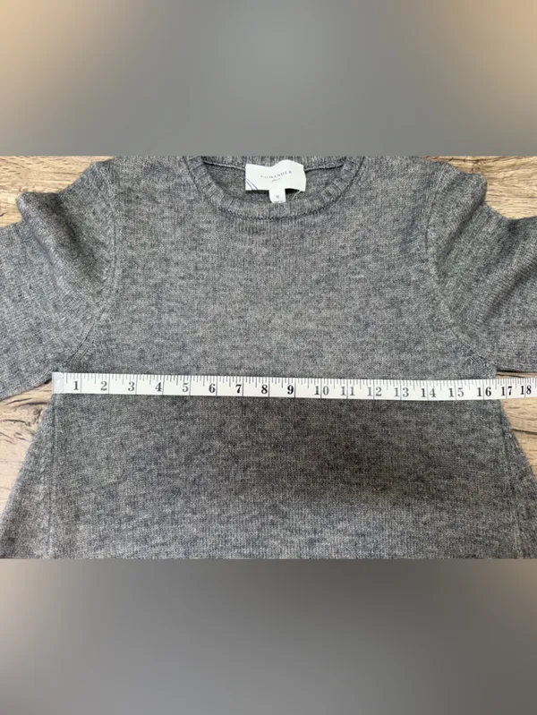 Tuckernuck Pomander Place Maia Gray Knit Swing Sweater Dress‎ Sz xl - Image 4