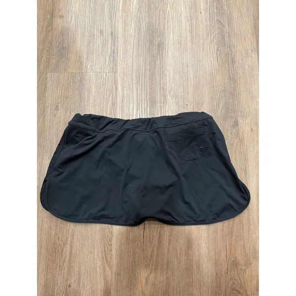Athleta Black Athletic‎ Skirt Shorts Built-in Liner Women's XL - Image 3