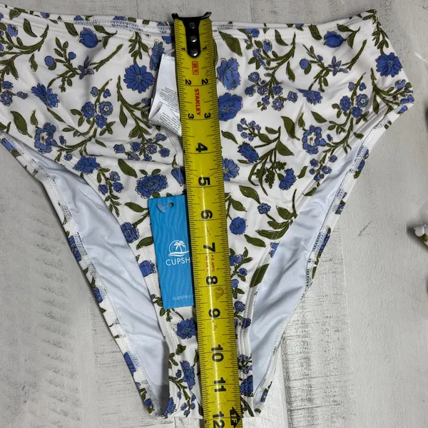 Cupshe  Blue Floral Bikini Set - Image 6