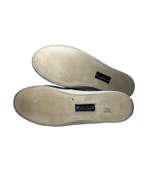 Sperry‎ Leopard Print Canvas Boat Shoes with Black Trim - Image 7