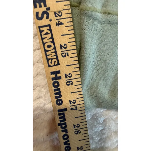 SKIMS Cotton Rib Leggings Sage Green Ribbed Thermal Base Layer Size M 4495 - Image 4