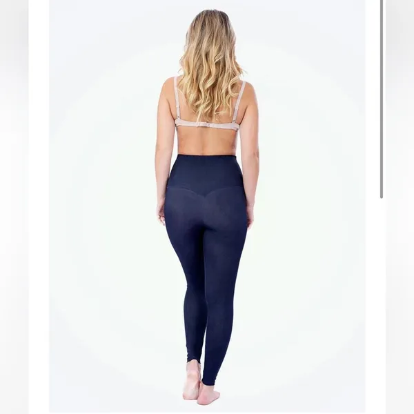 Shapermint Empetua At Waist Shaping Jeans Print Cropped Leggings Medium - Image 2