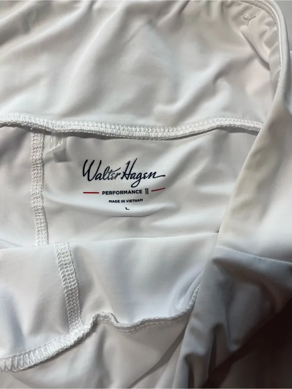 Walter Hagen Womens Athletic Golf‎ Skort Set 2pc Black White Performance Large - Image 5