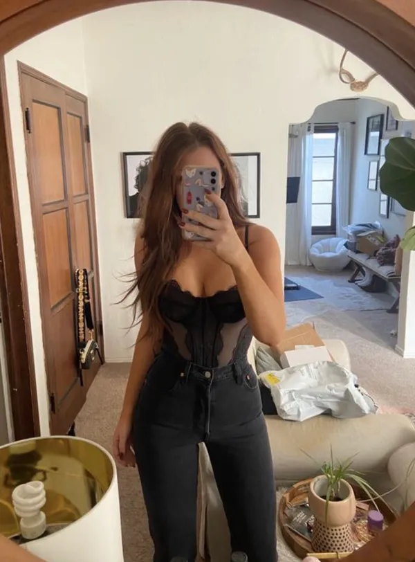 Urban Outfitters Out from Under Modern Love Corset Top Black - Image 6