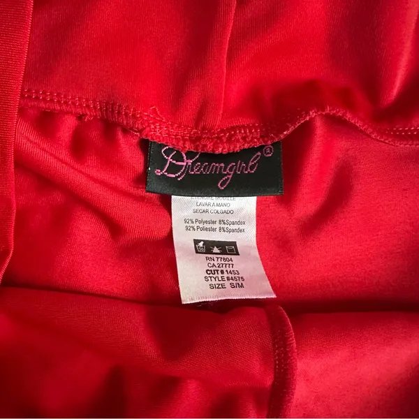 Dreamgirl Red Roxie Hot Short Shorts Costume Bottoms S / M Halloween - Image 4