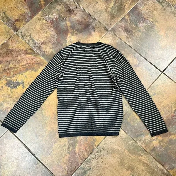 Converse One Star Stripe Long Sleeve Sweater Medium - Image 10