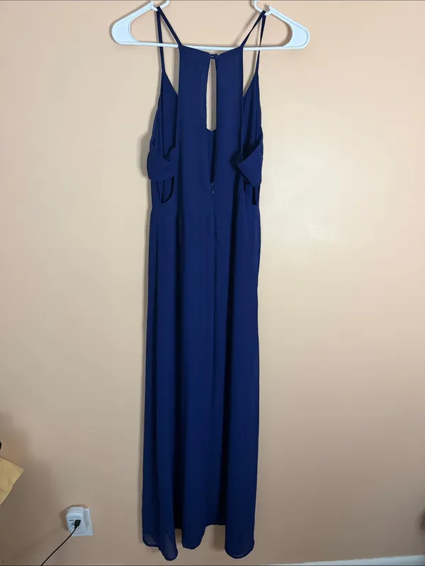 Forever 21 Cobalt Blue Spaghetti Strap Maxi Dress - Image 5