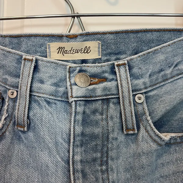 Madewell Classic Straight Full-Length Jeans in Hartsville Wash‎ - Image 6