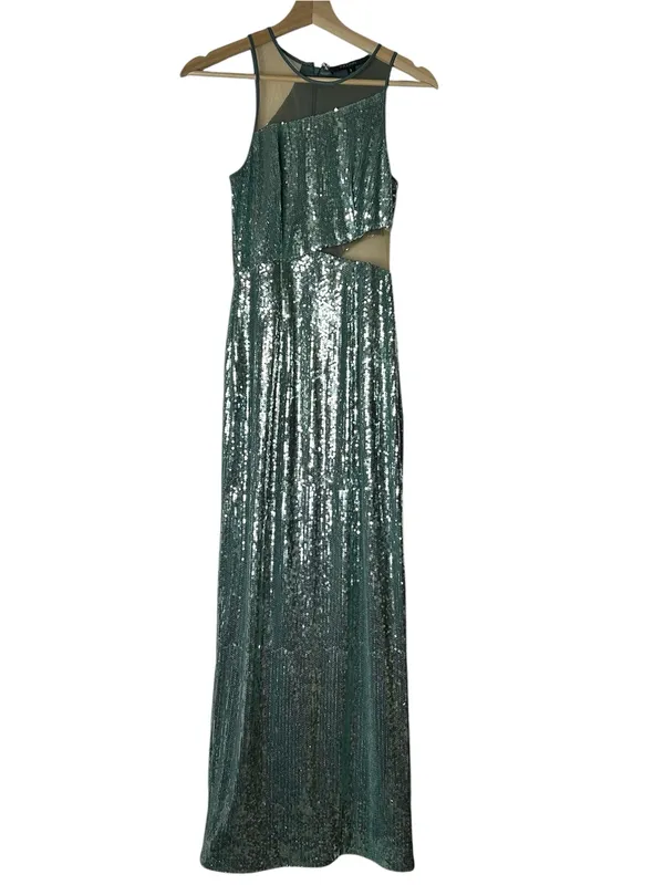 Toccin Sequin Cut Out Gown - Image 6