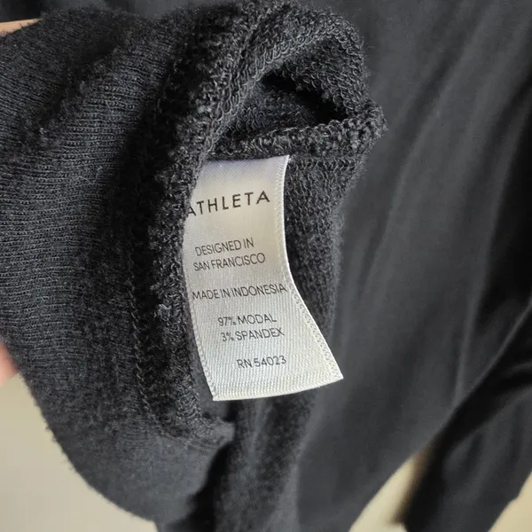 Athleta Serenity Criss Cross Long Sleeve Sweatshirt Sz XXS Lightweight Athletic - Image 8