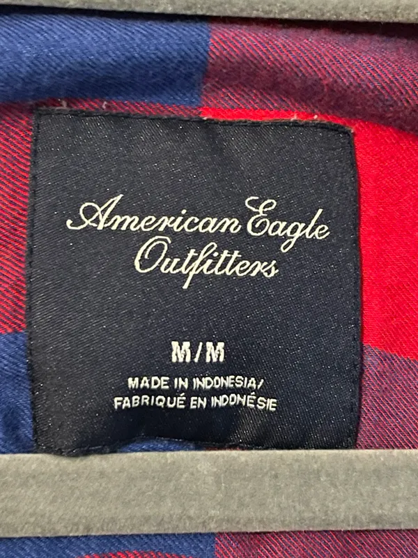 American Eagle Outfitters Plaid Button Up - Image 3