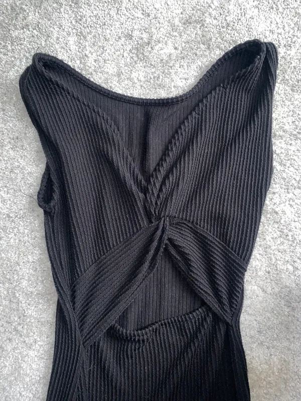Antistar Knotted Crisscross-Back Dress - Image 4