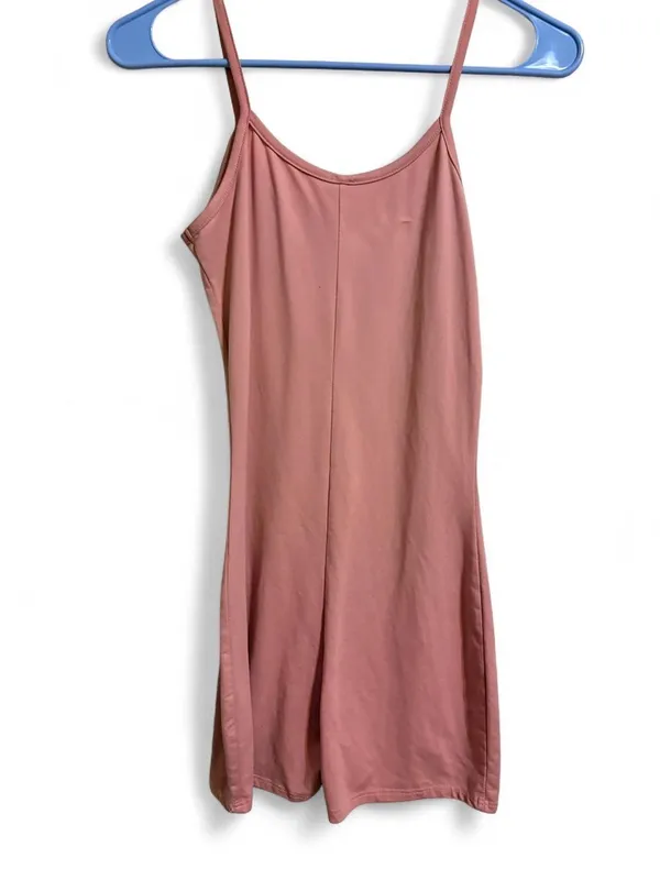 Yellow Cabbage Dusty Rose Romoer with Spaghetti Straps Sz S - Image 5