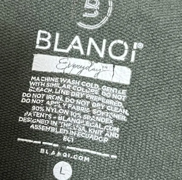Blanqi Everyday Maternity Belly Support Leggings Storm Olive Green Size Large - Image 6
