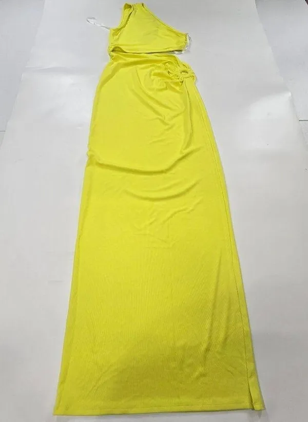 Michael Costello x REVOLVE Decker Maxi Dress in Lime Small - Image 15