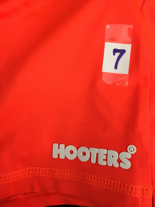 Hooters #7 New Womens Girl Rare Uniform Shorts With A Small Flaw Size Xs - Image 3