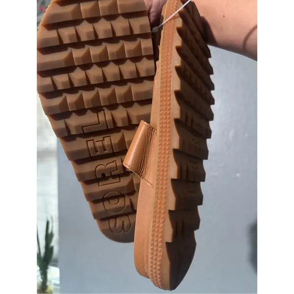 Sorel Ella II Buckle Slide Sandals | Cognac Brown | Size 11 - Image 4