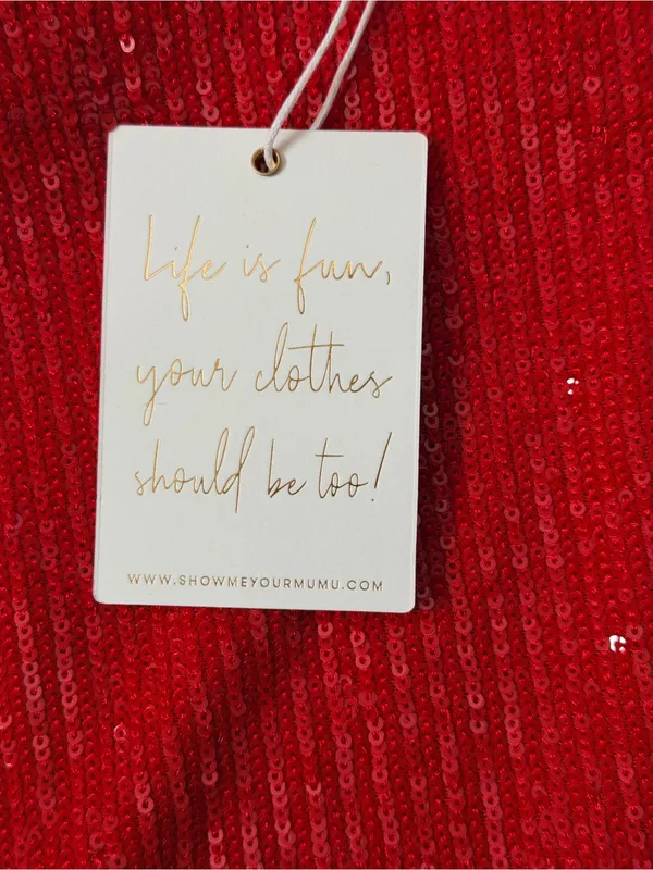✨ Show Me Your Mumu All Night Sequin Mini Skort XS NWT - Image 13