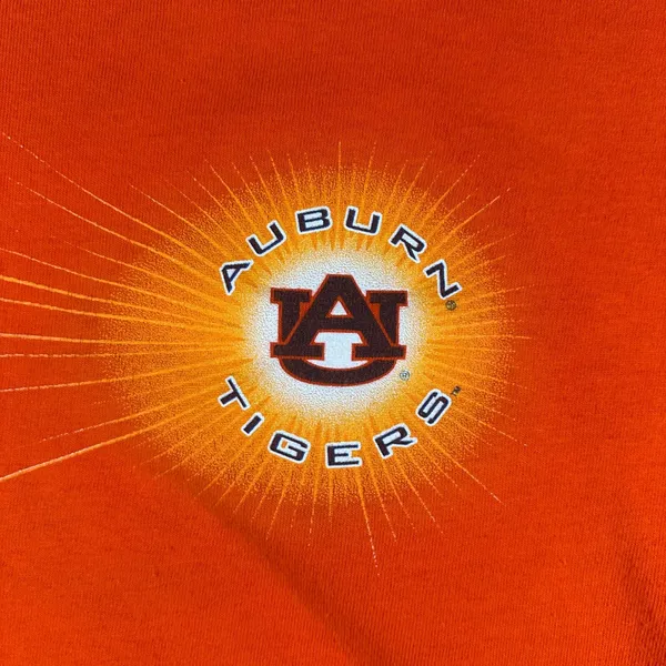 Auburn Tigers T-Shirt‎ Womens Large Jerzees NCAA Orange Football College Graphic - Image 2