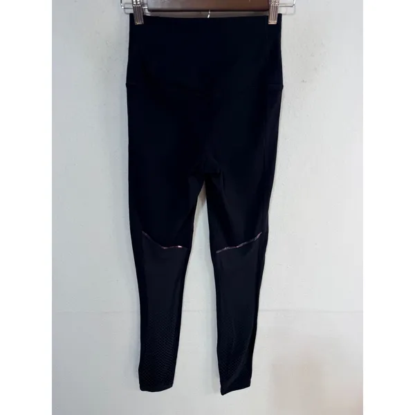 Nike Leggings Cool Sculpt Dri-Fit High Waisted Mesh Panel Womens S Black Workout - Image 9