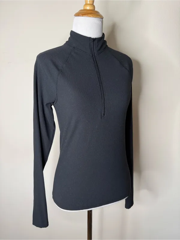 GAP Black Studio Rib 1/4 Zip Pullover - Image 3