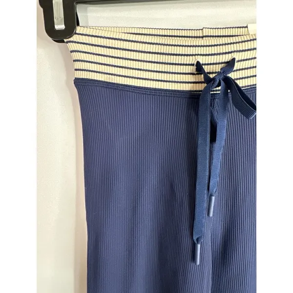 Offline By Aerie 7/8 Hi Rise Navy Blue‎ Ribbed Legging SMALL NWT - Image 4