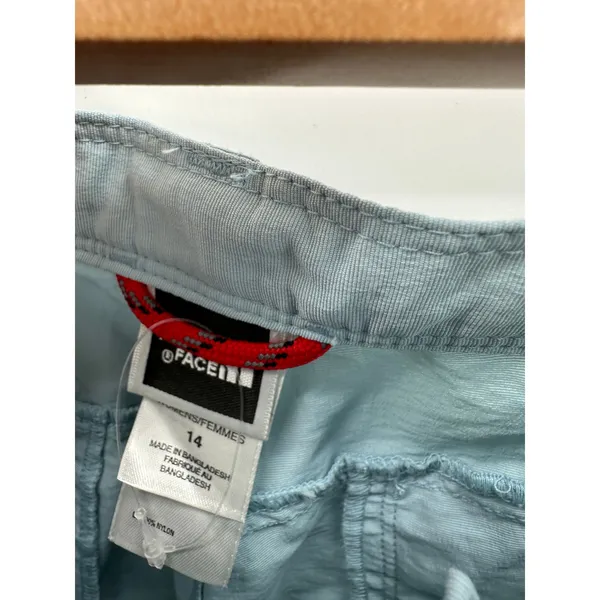 North Face Baby‎ Blue Capri Cropped Nylon Pants Outdoors Hiking Nature Women 14 - Image 6