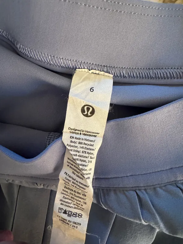 Lululemon Tennis Skirt blue  - Image 3