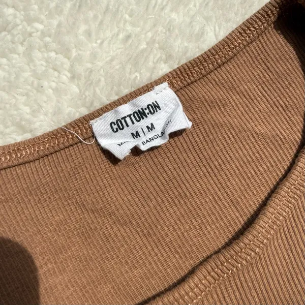 Cotton On Tan Short Sleeve Tee - Image 2