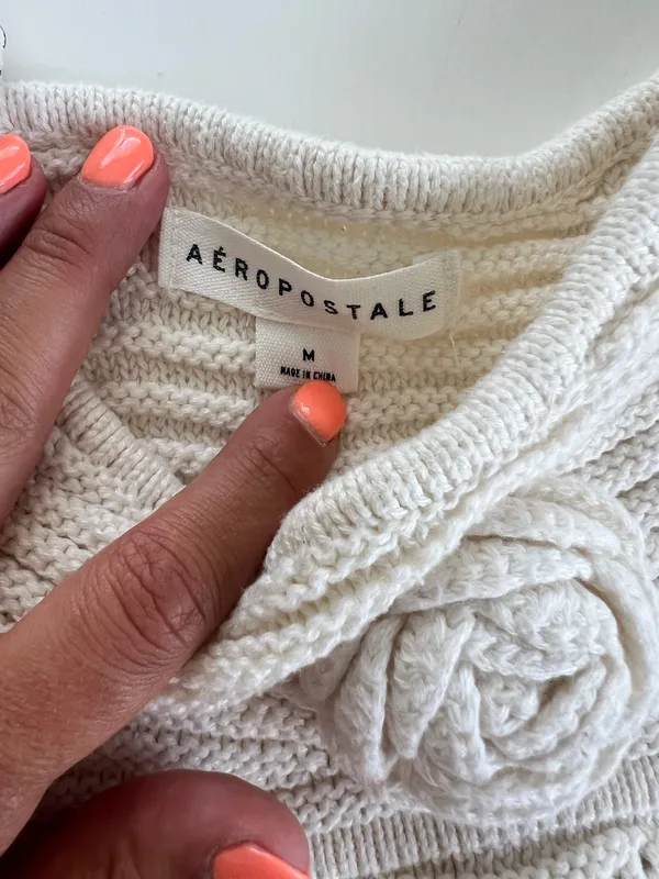 Crochet Aeropostale Tank Top - Image 2