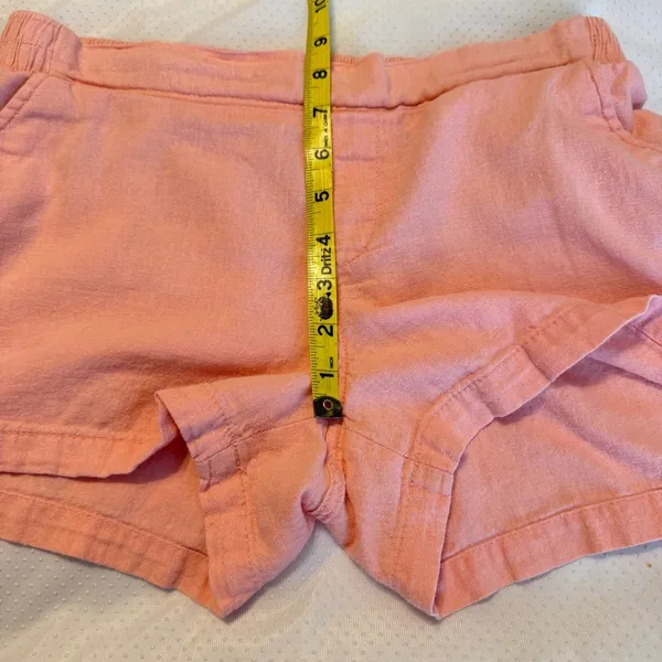 Old Navy Linen Blend Casual Pull On Shorts women’s size small 2.5” inseam Pastel - Image 10