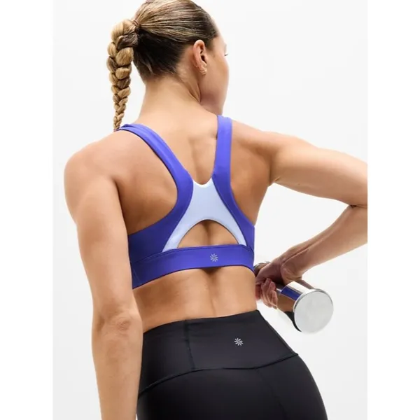 New Athleta S Interval Colorblock Bra Borealis Gossamer Small Cup D-DD - Image 2