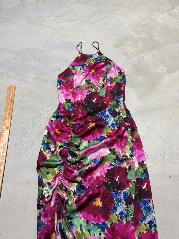 Parker black revolve Selena Floral Midi Dress pink 0 - Image 3