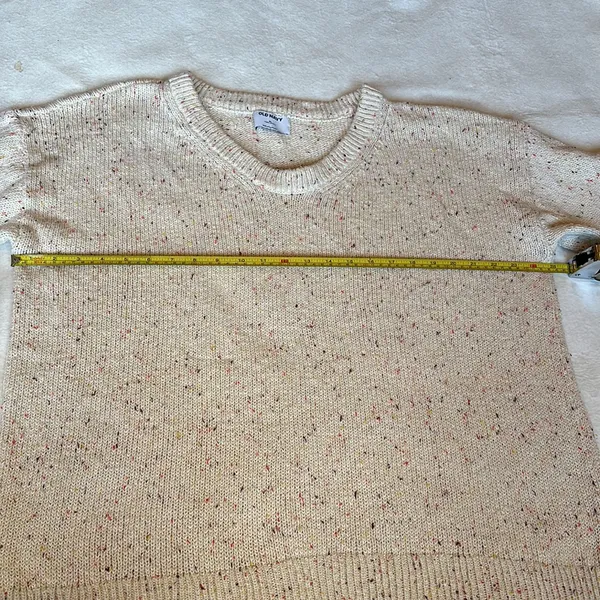 NWOT Old Navy V Neck Cotton Sweater - Image 4