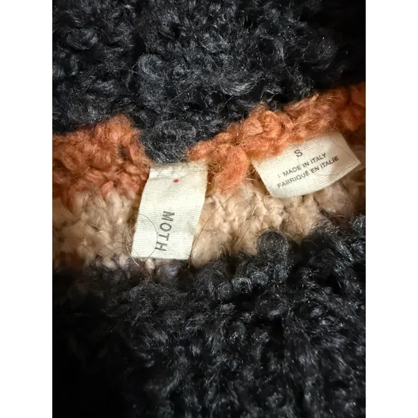 Anthropologie‎ Moth Murray Striped Cowl Neck Sweater sz S - Image 6
