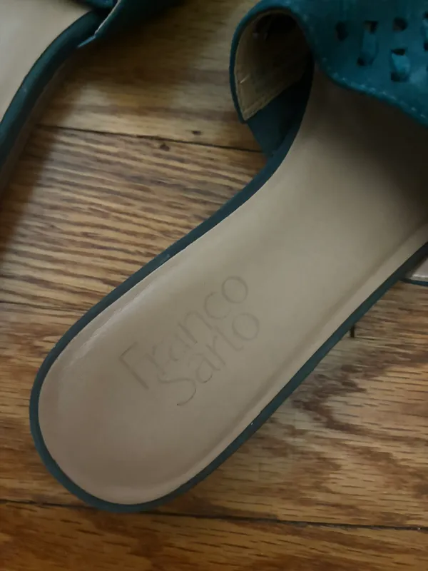 Franco Sarto Teal  Sandals - Image 3