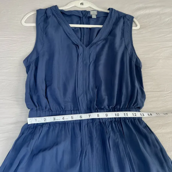 Converse One Star Women's Size‎ S Black Pleated Midi Sleeveless V-Neck Dress - Image 5
